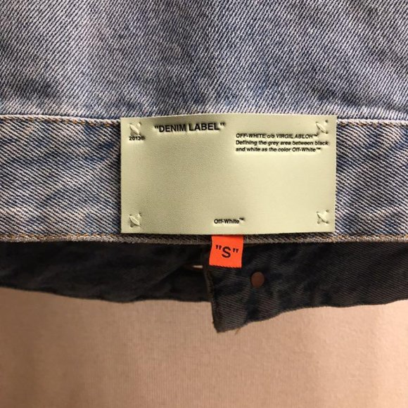 off-white denim jacket - Picture 3 of 4